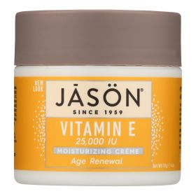 Jason Moisturizing Creme Vitamin E Age Renewal Fragrance Free - 25000 Iu - 4 Oz