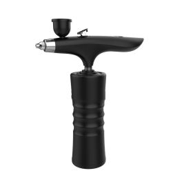 Handheld Home Pore High Pressure Neutral Oxygen Injection Instrument (Color: BLACK)