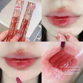 Crystal Transparent Diamond Light Mirror Lip Lacquer White (Option: Astringent Plum Oolong)