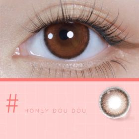Mini Series Daily Color Contact Lenses (Option: Honey Peas-325degree)