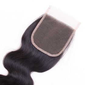 Real Hair Block Body Wave 4X4 Lace Closure (Option: Free part-14inch)