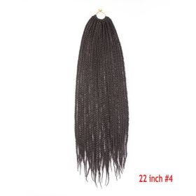 Crochet Hair Senegal Box Braids Braid Hair Extension (Option: S4-22Inch-2Pcs)