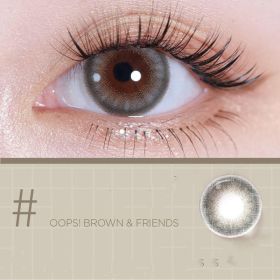 Mini Series Daily Color Contact Lenses (Option: Quiet Grey-800degree)