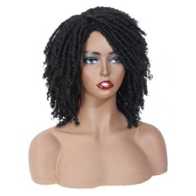 Amazon Braided Faux Locs Dreadlocks Wig (Color: BLACK)