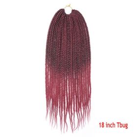 Crochet Hair Senegal Box Braids Braid Hair Extension (Option: Tbug-18Inch-3Pcs)