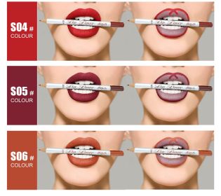 12 Colors Matte Lip Liner Single (Option: S04 Style-Lipliner)